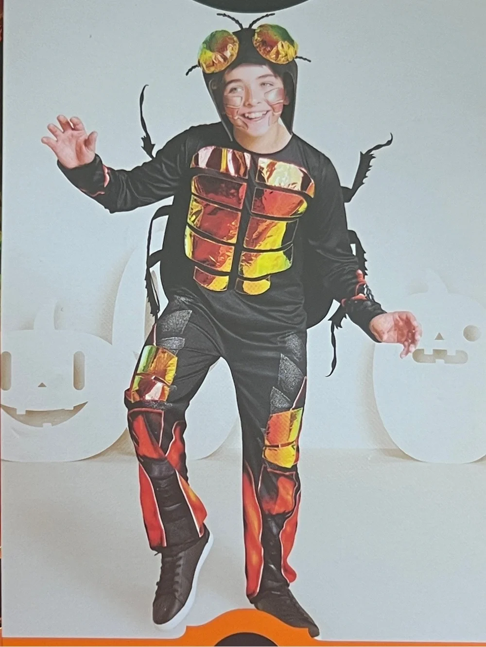 NWT Hyde & EEK! Kids Beetle Bug Halloween Cosplay Costume KIDS Small (6-7)